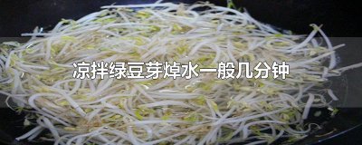 ​凉拌绿豆芽焯水一般几分钟