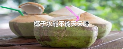 ​椰子水能不能天天喝