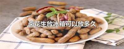 ​卤花生放冰箱可以放多久