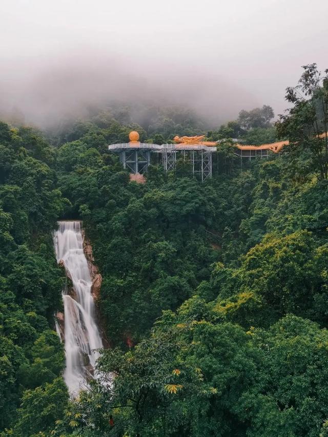 清远天子山旅游景点（清远天子山瀑布景区）(20)