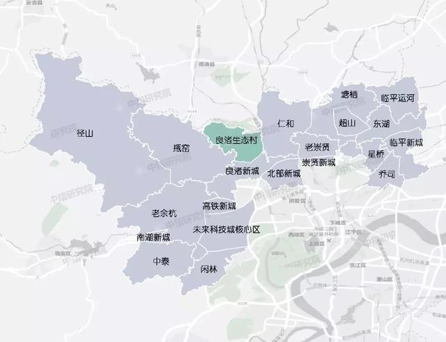 杭州五年后各板块房价（杭州楼市121个板块最全划分来了）(10)