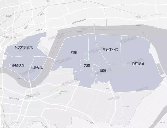 杭州五年后各板块房价（杭州楼市121个板块最全划分来了）(9)