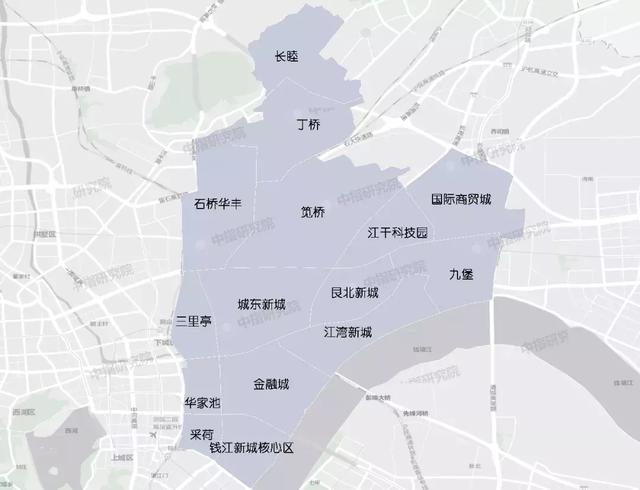 杭州五年后各板块房价（杭州楼市121个板块最全划分来了）(5)