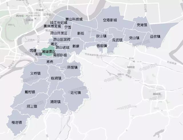 杭州五年后各板块房价（杭州楼市121个板块最全划分来了）(11)