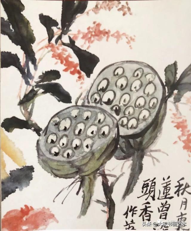 名画家水墨写意荷花（历代名家笔下的荷花）(74)