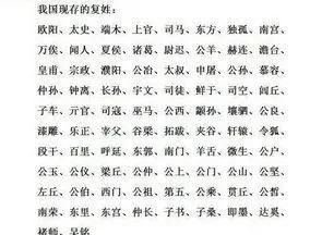 复姓名字有哪些,复姓的名字有哪些图3