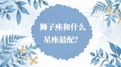 ​狮子座和什么星座最配当情侣(狮子座男和什么星座最配)