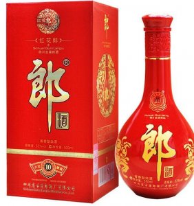 ​10年红花郎酒大概多少钱一瓶