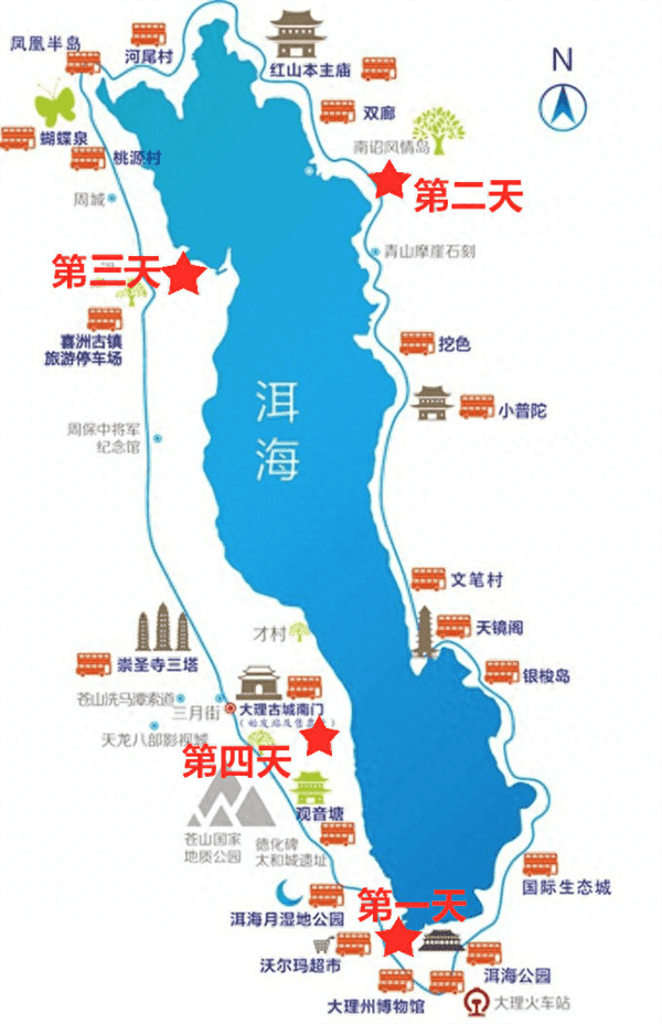 洱海环海一圈多少公里(自驾环洱海一圈几小时)