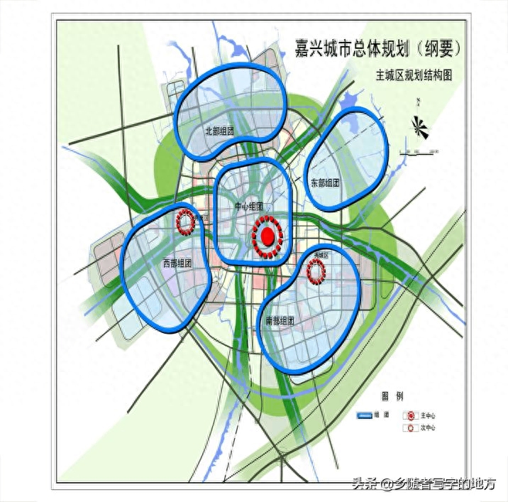 高清！浙江省嘉兴市城市总体规划图，嘉兴人收藏了