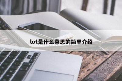 ​lot是什么意思的简单介绍