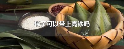 ​热的粽子能带上火车吗 高铁可以带粽子上去吗