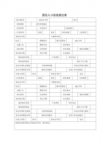 ​常住人口登记卡(常住人口登记卡丢了怎么补办)