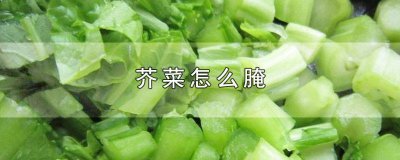 ​腌芥菜怎么做好吃好放 腌芥菜怎么做好吃又简单