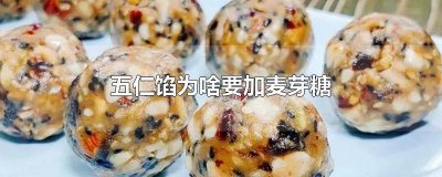 ​五仁月饼放麦芽糖的作用 五仁馅料没有麦芽糖怎么办