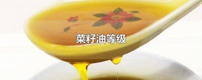 ​菜籽油等级一级好还是二级好 菜籽油等级三级