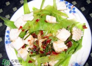 莴笋能和豆腐一起吃吗？豆腐和莴笋可以一起吃吗？