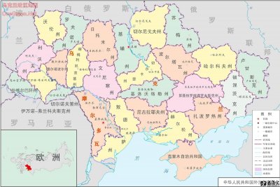 ​乌克兰历史介绍 乌克兰是怎么统一的 乌克兰地图 乌克兰国旗