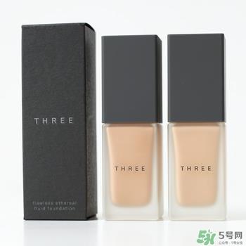 three粉底液色号 three粉底液试色