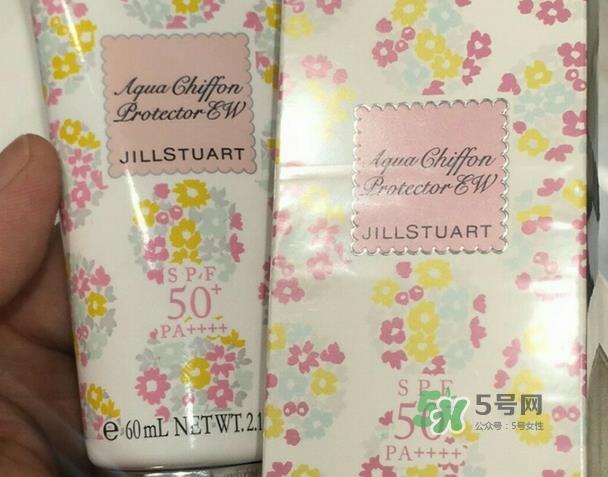 jill stuart纯白花漾雪纺防晒霜怎么样_好用吗